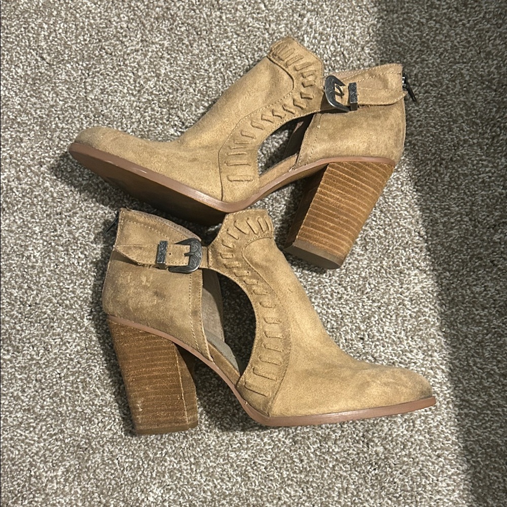 Tan Suede Ankle Boots